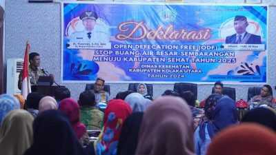 Deklarasi Stop Buang Air Besar Sembarangan di Kolaka Utara