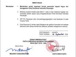 PDI Perjuangan Pecat Hugua dari Keanggotaan Partai