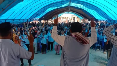 Orasi di Kampanye ASR-Hugua, Ketua Gerindra Buteng Serukan Kontestasi Tanpa Politik Identitas