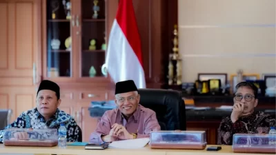 Sekda Pimpin Rapat Koordinasi Tahap Awal antara Bank Jatim dan Bank Sultra