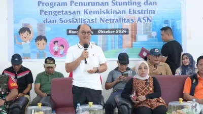 Monev Penurunan Stunting dan Pengentasan Kemiskinan Ekstrem, Bupati Konsel Tekankan Hal Ini