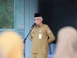 Apel Gabungan Pemprov Sultra, Sekda Sampaikan 3 Pesan Penting Pj Gubernur