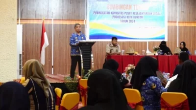 Dinas Sosial Kendari Gelar Bimtek Peningkatan Kapasitas Puskesos