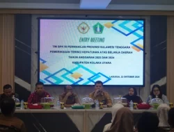 BPK RI Perwakilan Sultra-Pemkab Kolut Gelar Entry Meeting Pemeriksaan Rinci