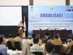 Buka Sosialisasi Regulasi Bidang Keuangan Daerah, Sekda Sultra Tekankan Hal Ini