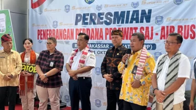 Kemenparekraf Apresiasi Penerbangan Perdana Super Air Jet Makassar-Wakatobi
