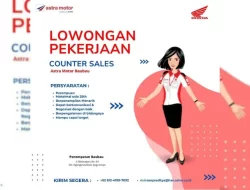 Info Loker Posisi Counter Sales di Astra Motor Baubau, Berikut Kualifikasinya