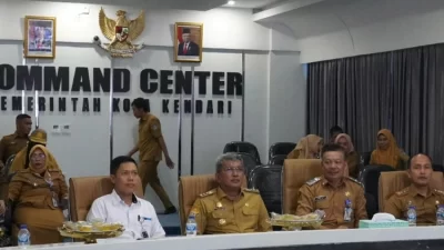 Pj Wali Kota Kendari Ikuti Rakor TPID Bahas Pengendalian Inflasi Daerah