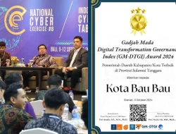 Sederet Prestasi Pemkot Baubau, dari 10 Top Instansi NCE BSSN hingga GM-DTGI Award 2024
