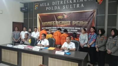 Ungkap Kasus Perdagangan Orang, Polda Sultra Bekuk 12 Tersangka