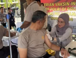 Amankan Pilkada 2024, Personel Polda Sultra Disuntik Vaksin Influenza