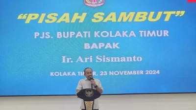 Ari Sismanto Pamit Akhiri Masa Tugas Pjs Bupatt Koltim, Ini Pesannya