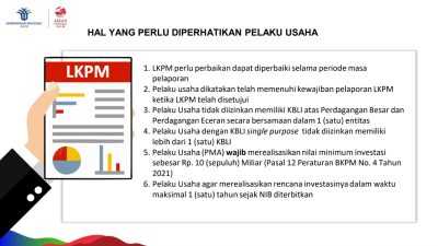 Hal Penting yang Diperhatikan Pelaku Usaha dalam Penyampaian LKPM