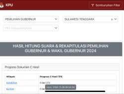 Link Hitung Suara Pilkada 2024 di Sulawesi Tenggara Resmi KPU, Cek Updatenya