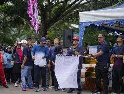 Peringati Hakordia 2024, Inspektorat Kolut Gelar Senam dan Jalan Santai