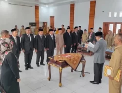 Sejumlah Pejabat Administrator Lingkup Pemkab Butur Dilantik, Ini Daftarnya