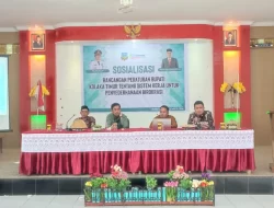 Sosialisasi Raperbup Sistem Kerja, Sekda Koltim Ingatkan Pejabat Kembali Fokus Bekerja