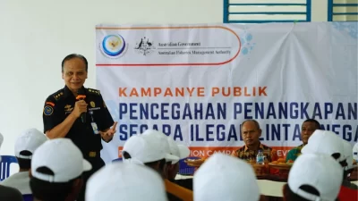 KKP-AFMA Edukasi Nelayan Sultra Risiko Penangkapan Ikan di Perairan Australia