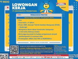 PT Indomarco Prismatama Buka Rekrutmen Posisi Pengawas Proyek, Simak Persyaratannya!
