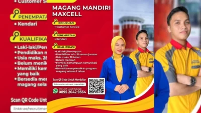 Maxcell Kendari Buka Program Magang Kejuruan Costumer Service, Simak Cara Daftarnya