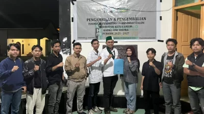 Sarlan Lario Ambil Formulir Pendaftaran Caketum Badko HMI Sultra