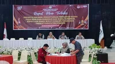 Hasil Rekapitulasi KPU: Yusran Akbar – Syamsul Ibrahim Unggul di Pilkada Konawe 2024