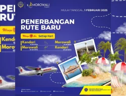 Mulai 1 Februari 2025, Wings Air Buka Rute Baru Morowali-Kendari