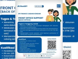 BFI Finance Kendari Buka Rekrutmen Posisi Front Office Support, Simak Persyaratannya!