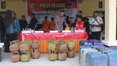 Polda Sultra Ungkap Kasus Penyalahgunaan LPG 3 Kg dan BBM, 4 Pelaku Ditangkap