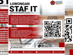 Universitas Sulawesi Tenggara Buka Rekrutmen Posisi Staf IT, Simak Persyaratannya!