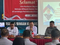 Kunjungi LPKA Kendari, Kakanwil Ditjenpas Sultra Beri Arahan Ini