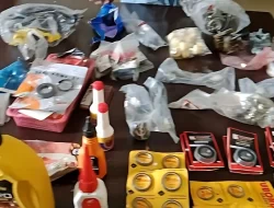 Polisi Ringkus Pelaku Pencurian di Kolut, Knalpot Motor hingga Perkakas Jadi Barang Bukti