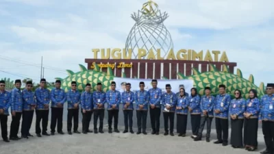 Pj Wali Kota Resmikan Tugu Palagimata di Simpang Lima Baubau