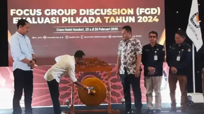 KPU Sultra Gelar FGD, Susun Laporan Evaluasi Pelaksanaan Pilkada 2024