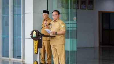 Apel Gabungan Pemprov Sultra, Pj Gubernur Sampaikan Sejumlah Isu Strategis