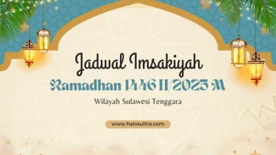 Jadwal Imsakiyah dan Buka Puasa Ramadan di Provinsi Sultra 5 Maret 2025
