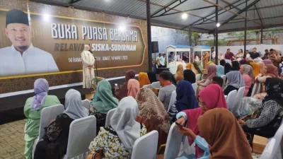 Adakan Bukber, Siska-Sudirman Apresiasi Kerja Keras Relawan