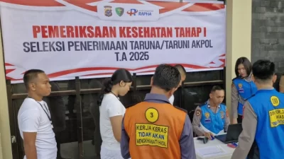 83 Peserta Seleksi Akpol Panda Polda Sultra Jalani Tes Kesehatan Tahap I