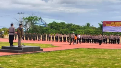 Polres Butur Gelar Apel Pasukan Operasi Ketupat Anoa 2025