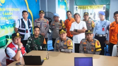 Kapolresta Kendari Pantau Pos Terpadu Mudik Lebaran 2025 di Bandara Haluoleo