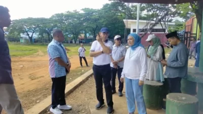 Yusran-Hamsinah Tinjau Lokasi Salat Id di Pantai Kamali dan Stadion Betoambari