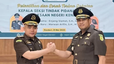 Enjang Slamet Promosi Jabatan ke Kejati, Kasipidsus Kejari Kendari Dijabat Marwan Arifin