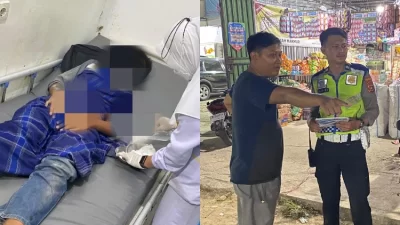 2 Motor Terlibat Tabrakan di Kendari, 3 Orang Alami Luka Serius