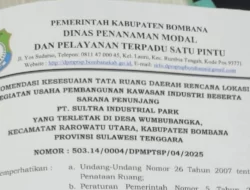 Pemkab Bombana Beri Rekomendasi Kesesuaian Tata Ruang Kawasan Industri PT SIP di WIUP Aktif PT PLM dan PT AABI