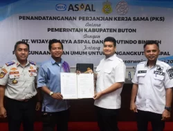 Pemkab Teken MoU Terkait Penggunaan Jalan Umum untuk Pengangkutan Aspal