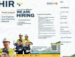PT GSI Buka Rekrutmen Posisi Tyre Engineer hingga Mekanik, Simak Persyaratannya!