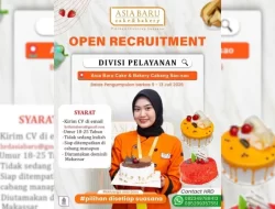 Lowongan Kerja Divisi Pelayanan di Asia Baru Cake & Bakery, Cek Kualifikasinya