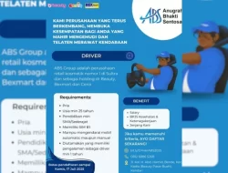 Lowongan Kerja Posisi Driver di ABS Group, Cek Kualifikasi dan Cara Daftarnya