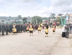 Disambut Tari Galangi, Batalyon TP 823/Raja Wakaaka Awali Tugas di Sulawesi Tenggara