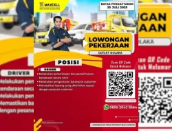Maxcell Outlet Kolaka Buka Rekrutmen Posisi Driver, Ini Syarat dan Cara Daftarnya
